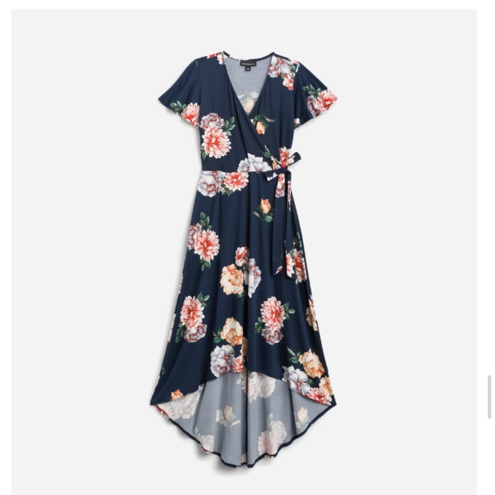 Fortune + Ivy faux wrap dress.